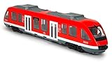 DICKIE 203748002 Toys City Train, Zug, Spielzeugzug, Bahn, Türen und Dach zum Öffnen, Interieur,...