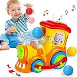 ACTRINIC Baby Spielzeug 18 Monate, Früher pädagogischer Elektrischer Zug mit...