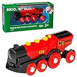 BRIO World 33592 Rote Lola elektrische Lok - Batterie-Lokomotive mit Licht & Sound -...